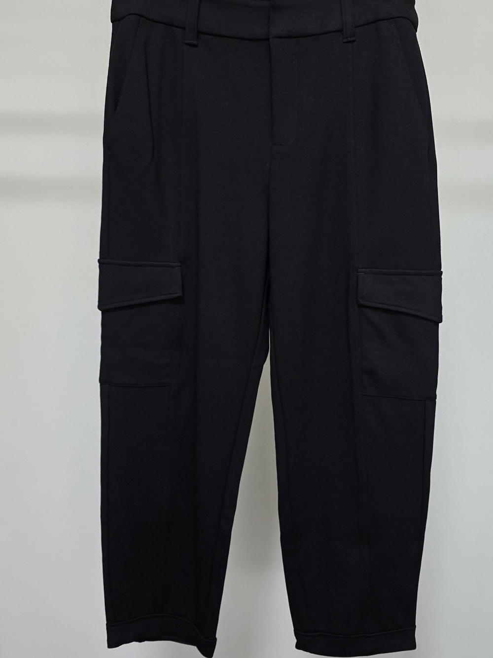 Sanctuary Black Cargo Pants with Side Flap Pockets